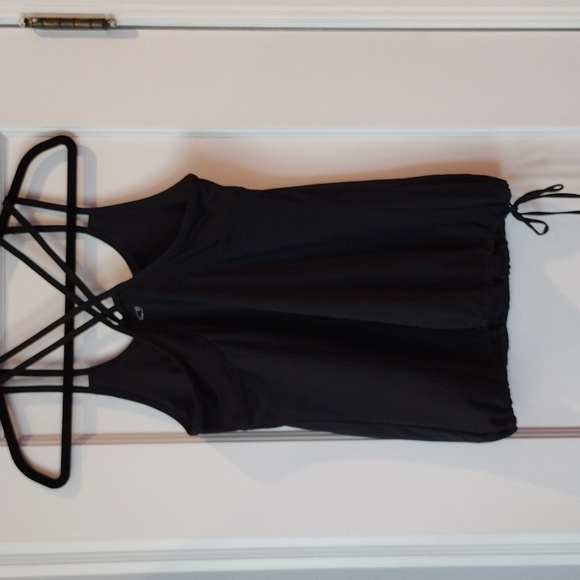 Champion Black Double Strap Tank Top Camisole Activewear Athletic Size L - Picture 5 of 5